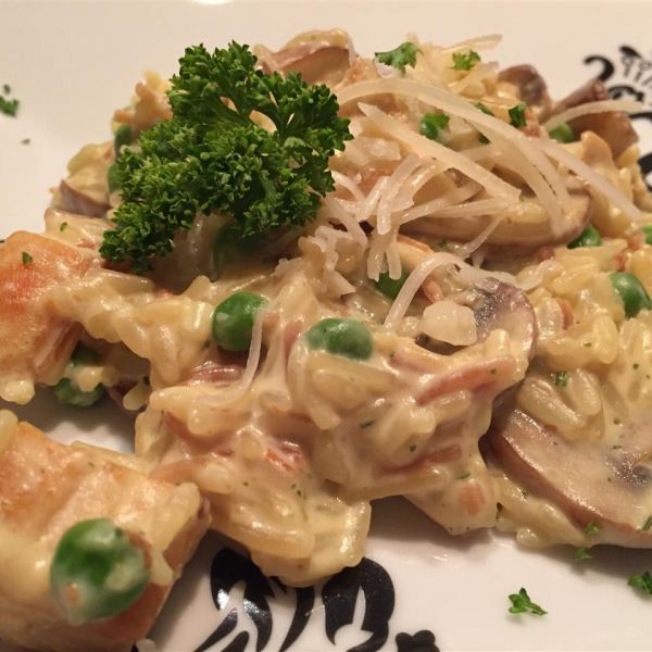 Quick Risotto-Style Rice & Chicken