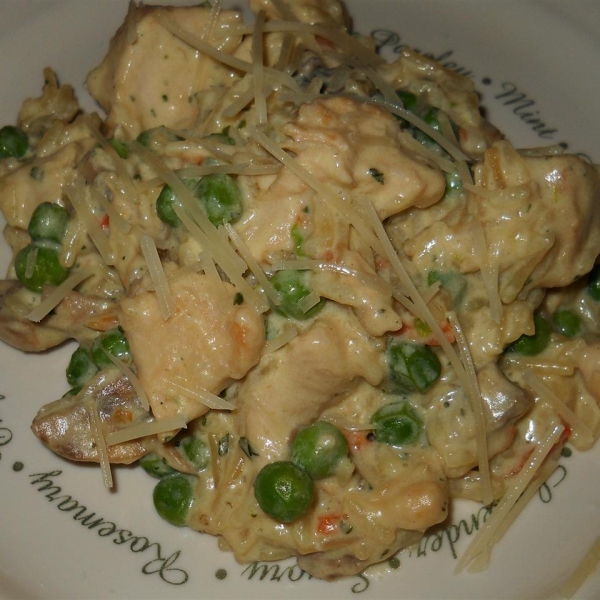 Quick Risotto-Style Rice & Chicken