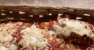 Chicken Parmesan Baked Ziti