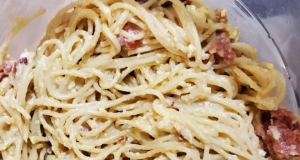 Breakfast Pasta for Dinner