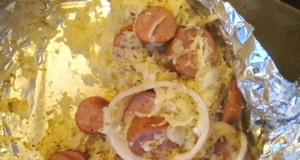 Roasted Sausage and Sauerkraut