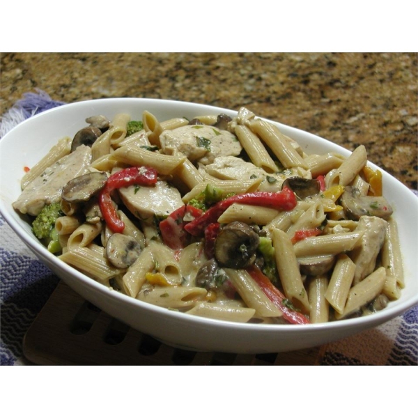 Roasted Garlic Chicken Penne