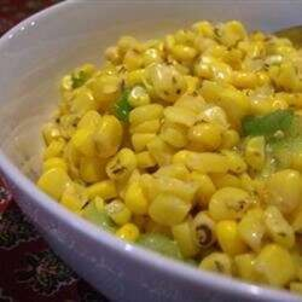 Easy Corn and Green Onion Salad