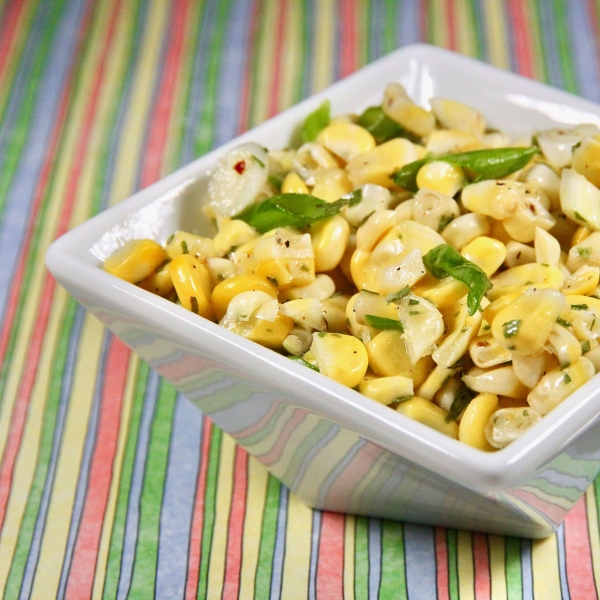 Easy Corn and Green Onion Salad
