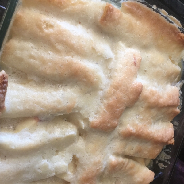 Too Easy Peach Cobbler