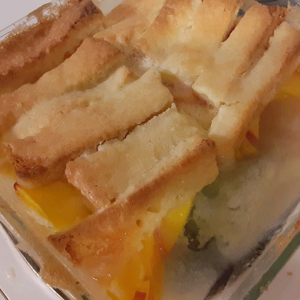 Too Easy Peach Cobbler