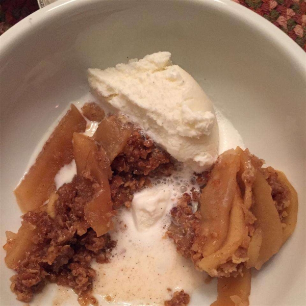Simple Flourless Apple Crisp