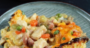 Chicken Breast Pot Pie with Cauliflower Crust