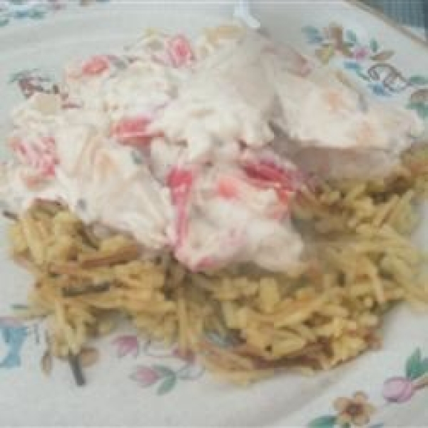Garlic Creamed Chicken
