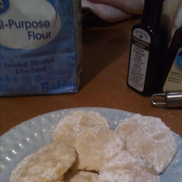 Cream Cheese Snowball Cookies