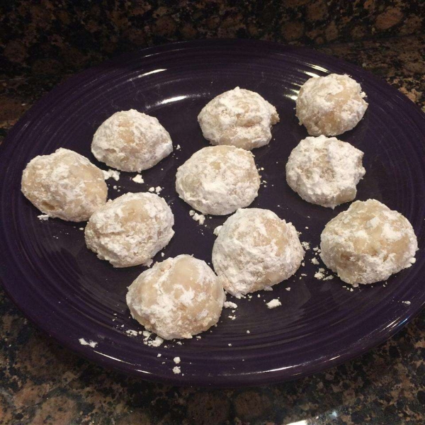 Cream Cheese Snowball Cookies
