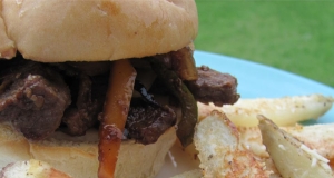 Byrdhouse Easy Ginger Beef Sandwiches