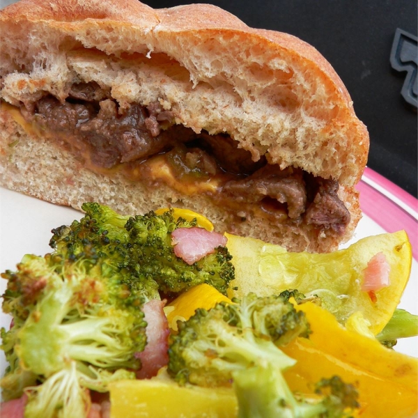Byrdhouse Easy Ginger Beef Sandwiches