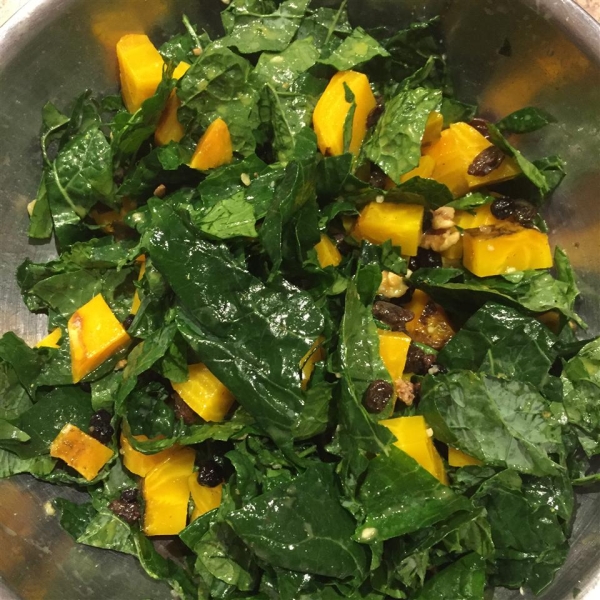 Roasted Beet and Kale Salad