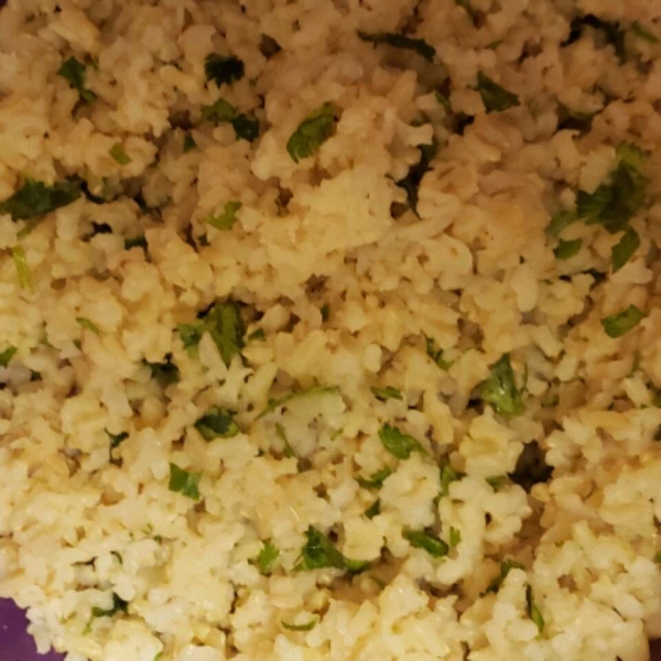 Copycat Chipotle Cilantro Lime Brown Rice