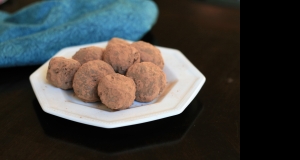 Dark Chocolate Cabernet Truffles