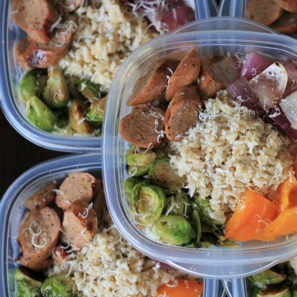 Make-Ahead Sausage and Veggie Bowls