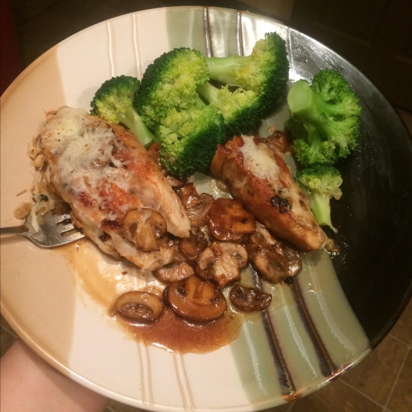 Mozzarella Mushroom Chicken