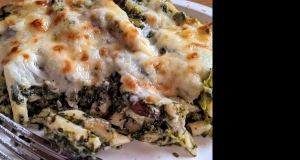 Portobello Penne Pasta Casserole