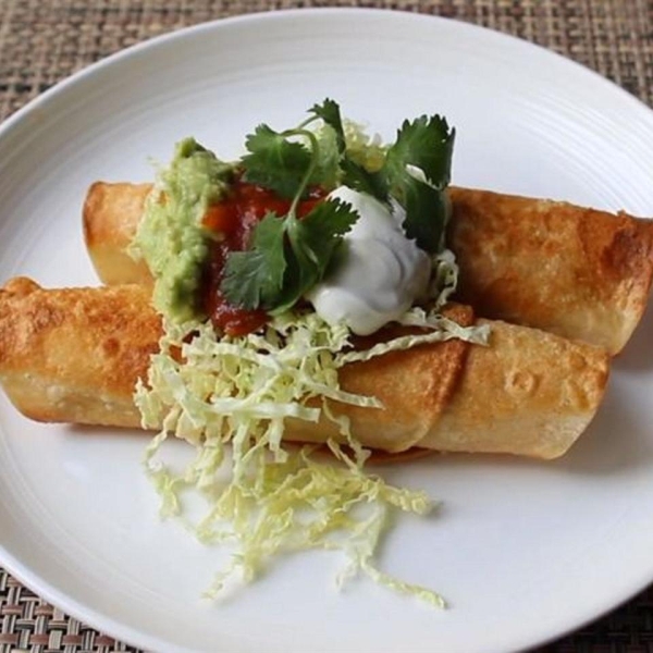 Crispy Turkey Flautas