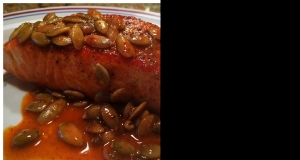 Salmon with Pepita-Lime Butter