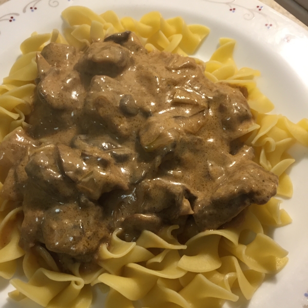 Tonya's Rich and Creamy Beef Stroganoff