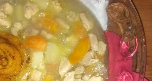 Chinese Chicken and Potato Soup
