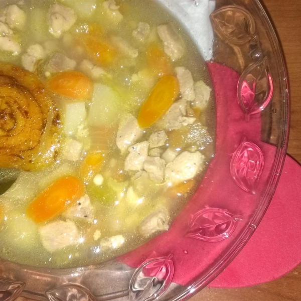 Chinese Chicken and Potato Soup