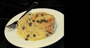 Chicken Piccata with Angel Hair Pasta
