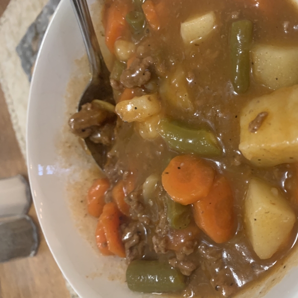 Ground Beef and Vegetable Stew
