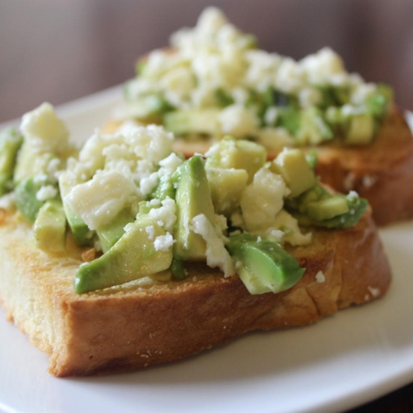 Avocado and Feta Bruschetta