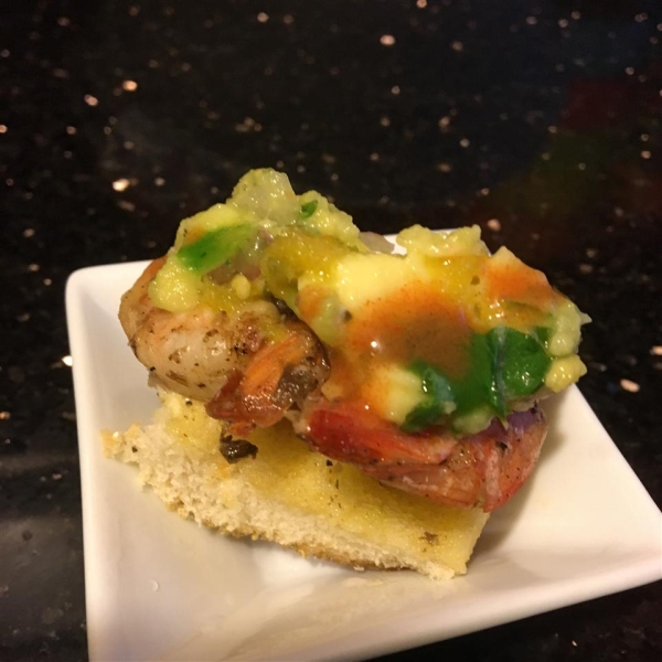 Avocado and Feta Bruschetta