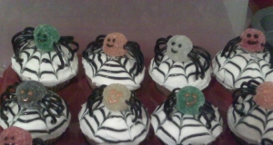 Spiced Spider Cupcakes