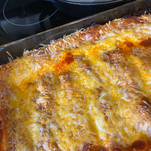 Beef Enchiladas with Homemade Sauce