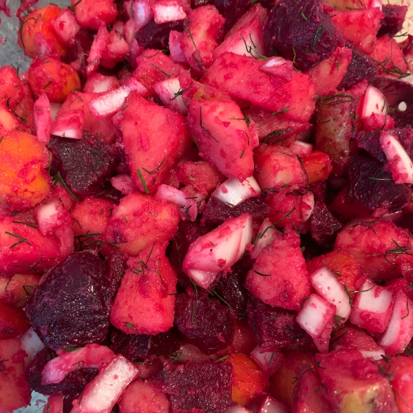 Russian Beet and Potato Salad