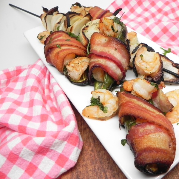 Grilled Shrimp Jalapeno Kabobs