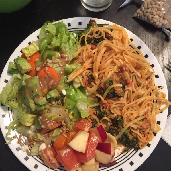 Flash-blasted Broccoli and Feta Pasta
