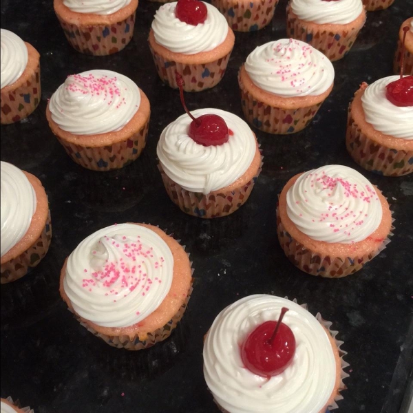 Cherry Coke® Cupcakes