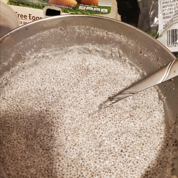 Chia Coconut Pudding with Coconut Milk