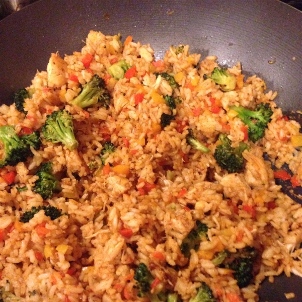 Hearty Garden Chicken and Rice