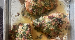 Chicken Breast Stuffed with Spinach Blue Cheese and Bacon