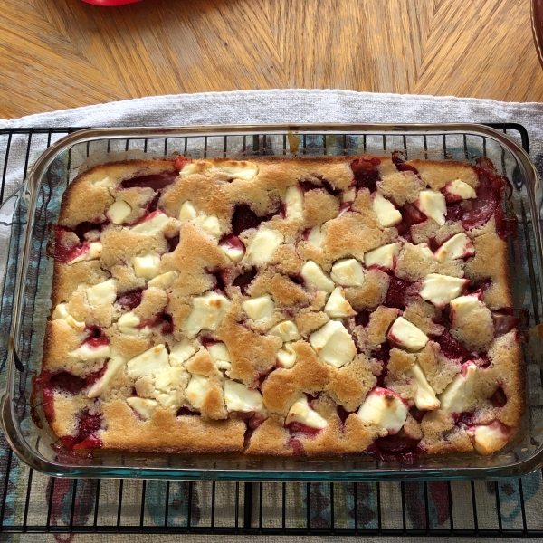 Strawberry Cream Cheese Cobbler