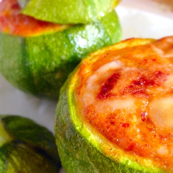 Stuffed Zucchini Halves