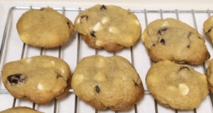Rich White Chocolate Cranberry Cookies