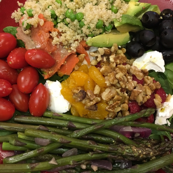 Asparagus and Smoked Salmon Salad