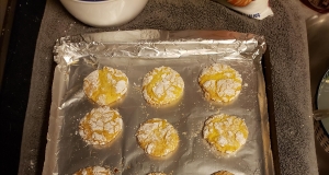 Lemon Snowflake Cookies
