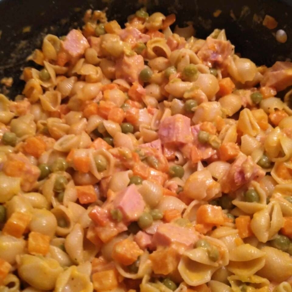Ham and Shell Salad