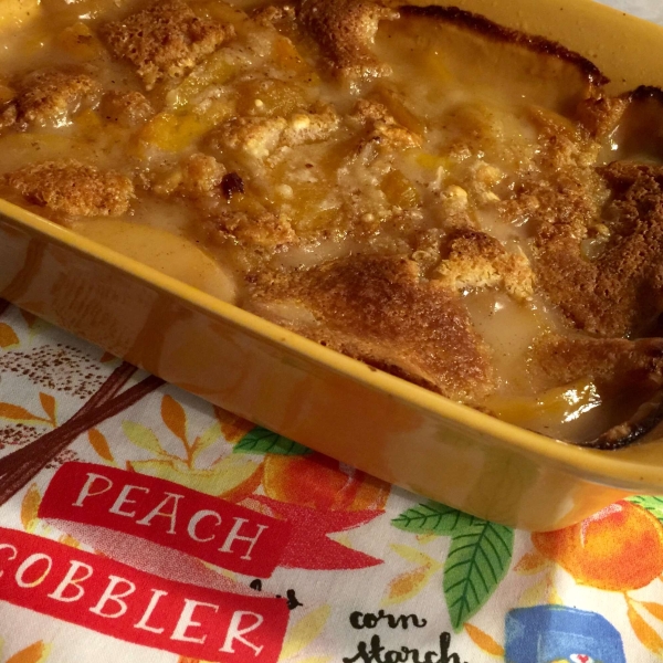 Quick Peach Cobbler