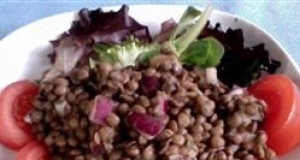 Smoked Salmon and Lentil Salad