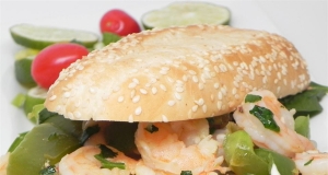 Saba's Shrimp Sandwiches